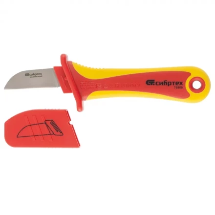 Нож диэлектрический до 1000 В прямая рабочая кромка полотна СИБРТЕХ 78800 купить в Нижневартовске