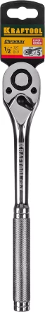 Трещотка для торцовых головок KRAFTOOL "EXPERT", Сr-V сталь, 72 зубца, цельнометаллическая, 1/2" 27793-1/2_z02 купить в Нижневартовске
