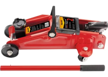 Домкрат гидравлический подкатной 2 т h подъема 140–295 мм в кейсе compact  SPARTA 510084 купить в Нижневартовске