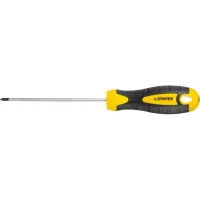 Отвертка STAYER "MASTER" "ТECHNO", двухкомпонентная рукоятка, магнитный наконечник, Cr-V, PH0x100мм 2508-0-10_z02