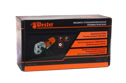Машина углошлифовальная пневматическая WESTER WS-10 купить в Нижневартовске