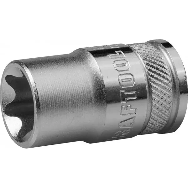 Торцовая головка KRAFTOOL "INDUSTRIE QUALITAT", Cr-V, внешний TORX, хромосатинированная, 1/2", Е 16 27810-16_z01 купить в Нижневартовске