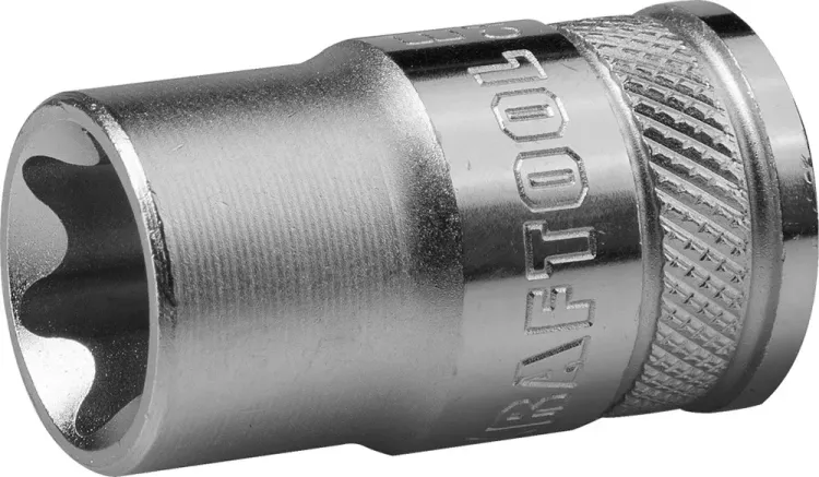 Торцовая головка KRAFTOOL "INDUSTRIE QUALITAT", Cr-V, внешний TORX, хромосатинированная, 1/2", Е 16 27810-16_z01 купить в Нижневартовске