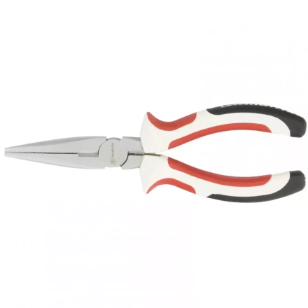 Длинногубцы White Nickel 200 мм прямые никелированные трехкомпонентные рукоятки MATRIX 17190 купить в Нижневартовске