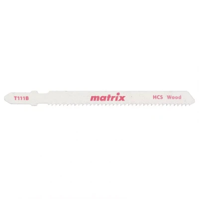 Полотна для электролобзика по дереву 3 штук T111B 75 x 2 мм HCS MATRIX 78225