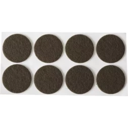 Накладки STAYER &quot;COMFORT&quot; на мебельные ножки, самоклеящиеся, фетровые, коричневые, круглые - диаметр 28 мм, 8 шт 40910-28