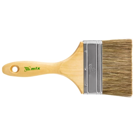 Кисть плоская "Евро" 4", смешанная щетина, деревянная ручка MTX 83082 купить в Нижневартовске