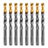 Сверло по металлу, 10 мм, HSS-Tin, Golden Tip, 8 шт. Denzel 717222 купить в Нижневартовске