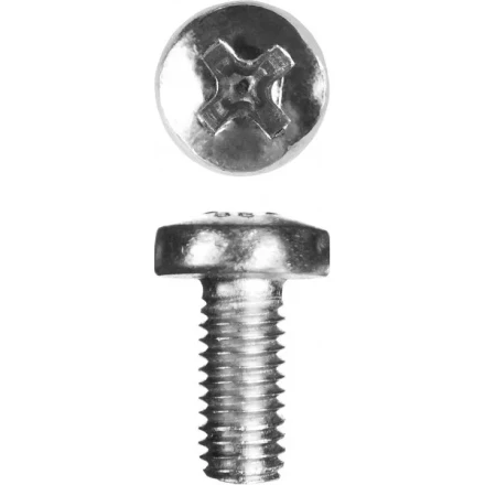 Винт ЗУБР "МАСТЕР" DIN 7985, класс прочности 4.8, оцинкованный, M5x10мм, 5кг 303150-05-010 купить в Нижневартовске