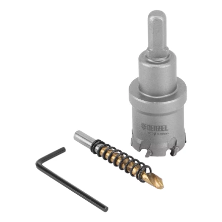 Коронка по металлу твердосплавная, 30 мм Denzel 724009 купить в Нижневартовске