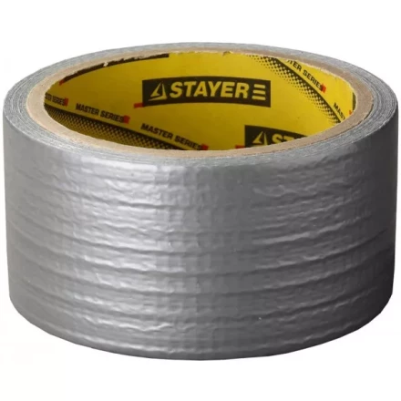 Армированная лента, STAYER 12080-50-10, универсальная, влагостойкая, 48мм х 10м, серебристая 12080-50-10 купить в Нижневартовске