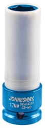 Головка ударная шестигранная 1/2&quot; М17 для л/с дисков  S03АD4317 Jonnesway 99427