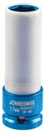 Головка ударная шестигранная 1/2" М17 для л/с дисков  S03АD4317 Jonnesway 99427 купить в Нижневартовске