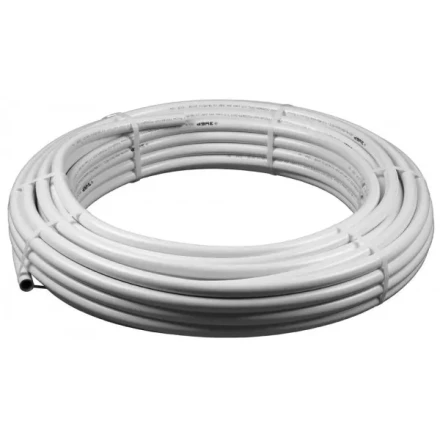 Труба металлопластиковая ЗУБР, 26мм, толщ. стенки 3мм, мет. слоя 0,3мм, макс. давл/10атм при т-ре 95 град, 50 м 51455-26-50 купить в Нижневартовске