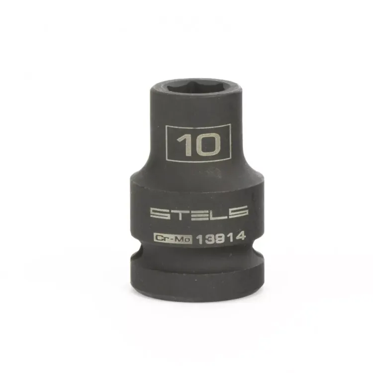 Головка ударная шестигранная 10 мм 1/2" CrMo Stels 13914 купить в Нижневартовске