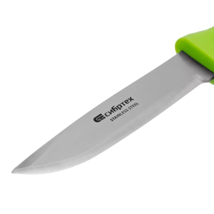 Нож-поплавок хозяйственный с чехлом, пластиковая рукоятка, 230 мм Сибртех 79019 купить в Нижневартовске