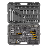 Набор инструментов Denzel 15807, 1/2", 1/4", 3/8", CrV, S2, пластиковый кейс, 216 предметов купить в Нижневартовске