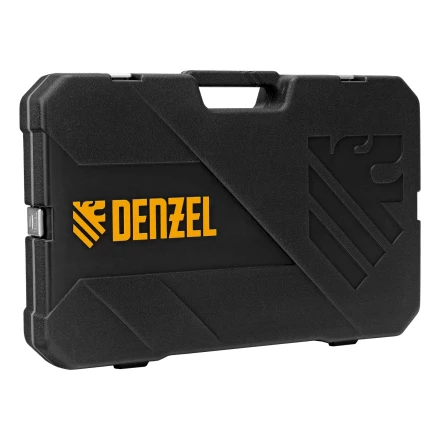 Набор инструментов Denzel 15807, 1/2", 1/4", 3/8", CrV, S2, пластиковый кейс, 216 предметов купить в Нижневартовске