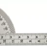 Транспортир KRAFTOOL с линейкой из нержавеющей стали, 200мм 34290 купить в Нижневартовске