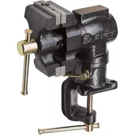 Тиски ЗУБР "МАСТЕР" настольные поворотные в 2-х плоскостях, с 2 зажимами, 63/37мм 32480 купить в Нижневартовске