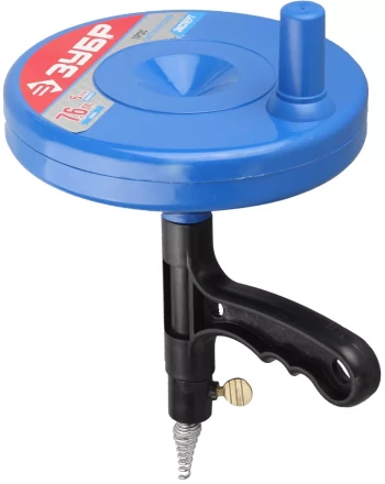 Трос ЗУБР "ЭКСПЕРТ" сантехнический в пластиковом корпусе длина 7,6 м, диаметр 6 мм 51907-08 купить в Нижневартовске