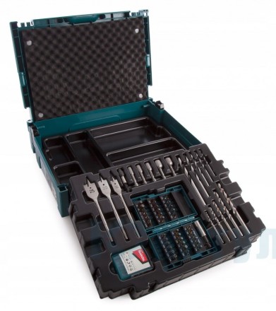 Набор свёрл и бит Makita B-43044, 66 шт, Makpac купить в Нижневартовске