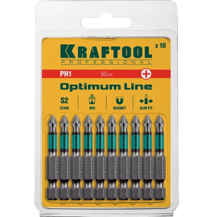 Биты KRAFTOOL OPTIMUM PH 26122-1-50-10 купить в Нижневартовске