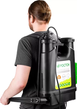 Опрыскиватель садовый РОСТОК, ранцевый, телескопический удлинитель, 11л 425219 купить в Нижневартовске