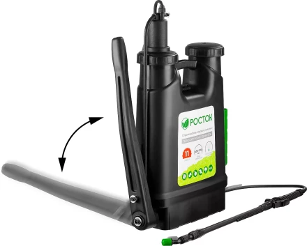 Опрыскиватель садовый РОСТОК, ранцевый, телескопический удлинитель, 11л 425219 купить в Нижневартовске