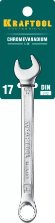 Ключи комбинированные KRAFTOOL, Cr-V, DIN 3113 27079-17 купить в Нижневартовске