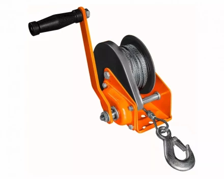 Лебедка ручная барабанная с тормозом Magnus-Profi LRT-800, 800 кг, канат 10 м купить в Нижневартовске