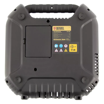 Компрессор воздушный DL1100 1.1 кВт, 180 л/мин, с набором аксессуаров Denzel 58005 купить в Нижневартовске