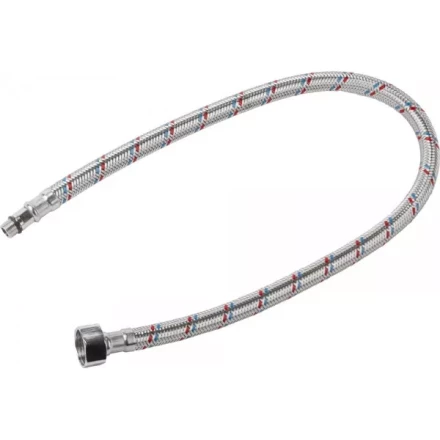 Подводка гибкая STAYER для воды к смесителям, оплетка из нерж стали, укороченная, г/ш 1/2&quot; - 0,6м 51016-060 купить в Нижневартовске