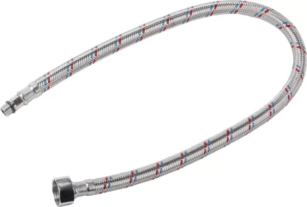 Подводка гибкая STAYER для воды к смесителям, оплетка из нерж стали, укороченная, г/ш 1/2&quot; - 0,6м 51016-060 купить в Нижневартовске