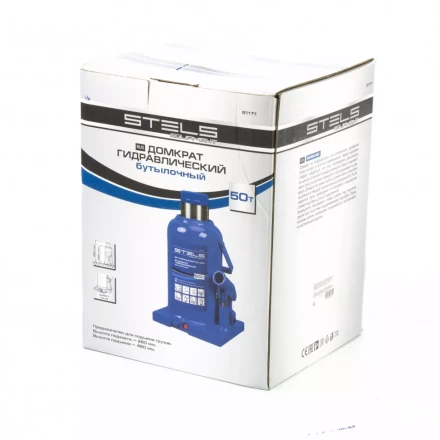 Домкрат гидравлический бутылочный 50 т h подъема 280-450 мм Stels 51171 купить в Нижневартовске