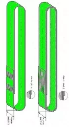 Строп текстильный кольцевой СТК 1 т L=2.5 м SF6 30 мм купить в Нижневартовске