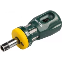 Набор KRAFTOOL Отвертка "BIT LOCK" реверсивная с битами, 12-в-1 26161-H13