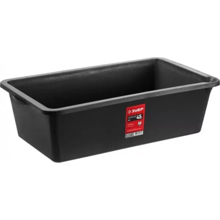 Кювета ЗУБР "ЭКСПЕРТ" строительная пластмассовая, 41x71x22см(ШхДхГ), 45л 06097-45_z03 купить в Нижневартовске