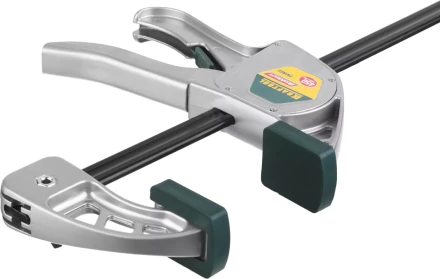 Струбцина "EcoKraft" ручная пистолетная, KRAFTOOL 32228-45, металлический корпус, 450/650мм, 200кгс 32228-45 купить в Нижневартовске