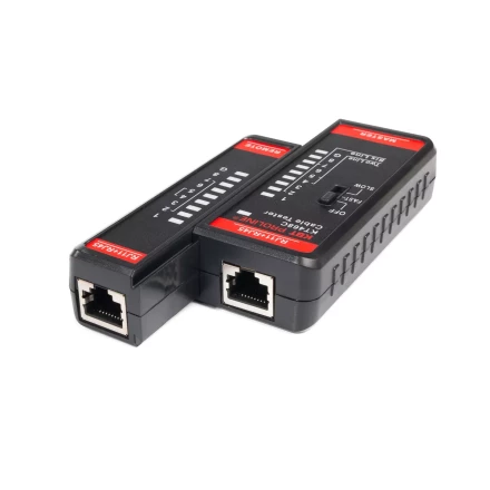 LAN-тестер кабельный КВТ KT 468C для проверки витой пары и телефонного кабеля (88552) купить в Нижневартовске