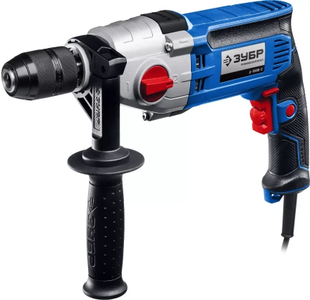 ЗУБР 900 Вт, 13 мм, безударная дрель, 2-скоростная, мет. корпус, Профессионал (Д-П900-2) купить в Нижневартовске
