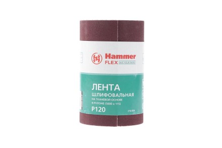 Лента шлифовальная в рулоне HAMMER Flex  216-004 купить в Нижневартовске