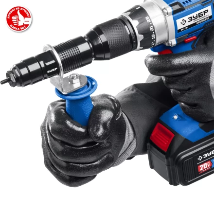 ЗУБР НР-М8, М3 - М8, насадка-заклепочник на шуруповерт, Профессионал (31221) купить в Нижневартовске