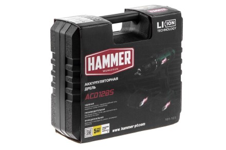 Дрель аккумуляторная HAMMER ACD12BS купить в Нижневартовске