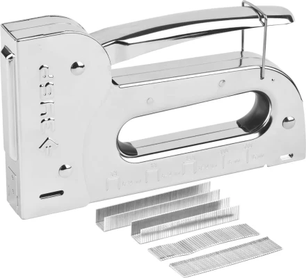 Степлер для скоб "Универсал 14" 6-в-1: тип 53 (6-14 мм) / 140 (8-14 мм) / 53F (8-14 мм) / 13 (6-14 мм) / 300 (16 мм) 500 (16 мм), ЗУБР Профессионал 31527 купить в Нижневартовске
