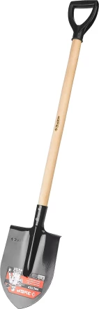 ЗУБР Мастер, 285 х 205 х 1200 мм, полотно 1.6 мм, закалено, дерев. черенок высш. сорт с рукояткой, тип ЛКО, штыковая лопата (39572) купить в Нижневартовске