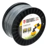 Леска для триммера двухкомпонентная квадрат, 3,0мм х 111м, на DIN катушке EXTRA CORD// Denzel 96820 купить в Нижневартовске