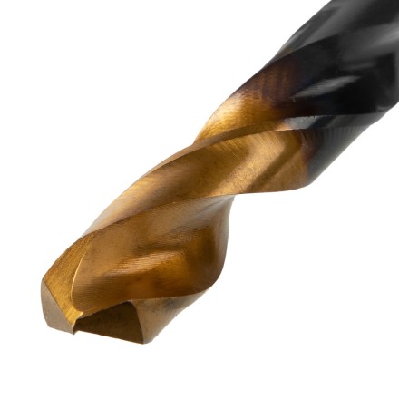 Сверло по металлу, 11 мм, HSS-Tin, Golden Tip, 6 шт. Denzel 717223 купить в Нижневартовске