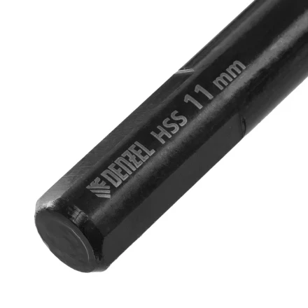 Сверло по металлу, 11 мм, HSS-Tin, Golden Tip, 6 шт. Denzel 717223 купить в Нижневартовске