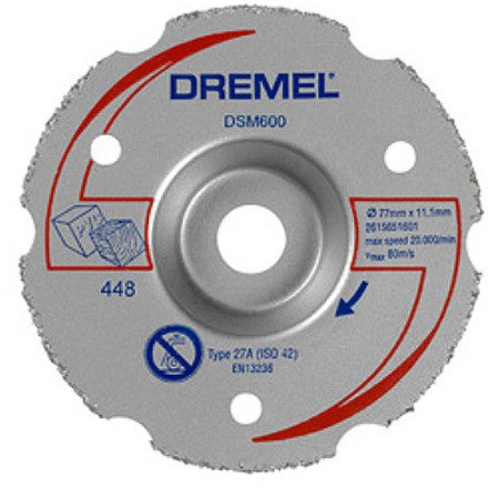 Диск многофункциональный SC600 к пиле DSM20 по дереву ламинату пластику Dremel купить в Нижневартовске
